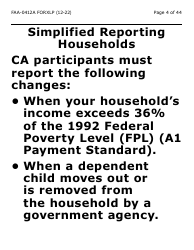 Form FAA-0412A-XLP change Report (Extra Large Print) - Arizona, Page 4