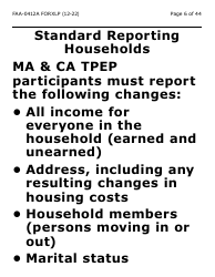 Form FAA-0412A-XLP change Report (Extra Large Print) - Arizona, Page 6