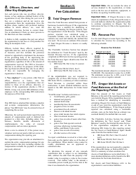 Form CT-12F Charitable Activities Form for Foreign Charities - Oregon, Page 5