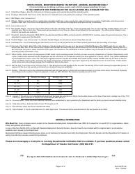 Form NVTF-20 Modified Business Tax Return - General Business - Nevada, Page 2
