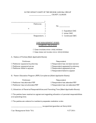 Form 78A Case Management Order - Domestic Relations - Illinois