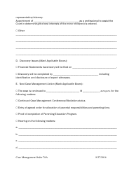 Form 78A Case Management Order - Domestic Relations - Illinois, Page 2