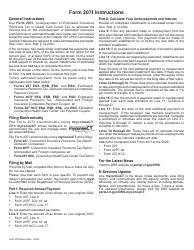 Form 207I Underpayment of Estimated Insurance Premiums Tax or Health Care Center Tax - Connecticut, Page 2