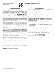 Form OP-374 Connecticut Dry Cleaning Establishment Surcharge Return - Connecticut, Page 2