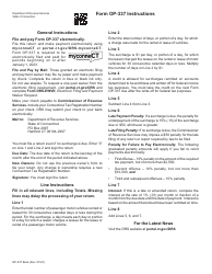 Form OP-337 Tourism Surcharge Return on the Rental/Leasing of Passenger Motor Vehicles - Connecticut, Page 2