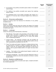 Form CP-3511 Open Space Checklist - Administrative Clearance for Chapter 2.4 of the Cornfield Arroyo Seco Specific Plan - City of Los Angeles, California, Page 2