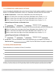Form CP-4043 Affordable Housing Referral Form - City of Los Angeles, California, Page 13