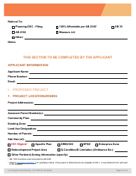 Form CP-4043 Affordable Housing Referral Form - City of Los Angeles, California, Page 2