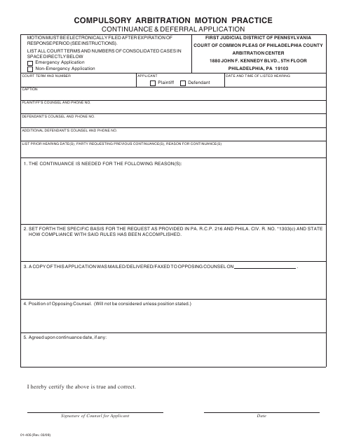 Form 01-405  Printable Pdf
