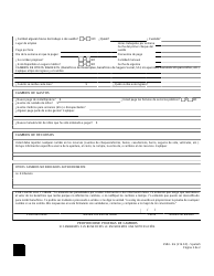 Formulario 2584-EGS Formulario Para Reportar Cambios - Nevada (Spanish), Page 2