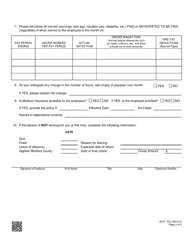 Form 2074-EG Earnings Verification - Nevada, Page 2