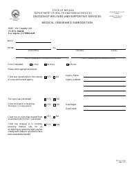 Form 2511-EE Medical/Insurance Subrogation - Nevada