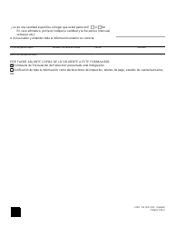Formulario 2140-EES Informacion Del Patrocinador - Nevada (Spanish), Page 2
