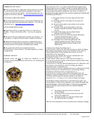 Application for Bail Enforcement Licensing - Utah, Page 2