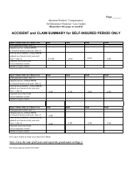 Workers&#039; Compensation Self-insurance Financial/Loss Update - Montana, Page 3