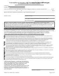 HSMV Form 94010 Sworn Statement for Crash Report - Florida, Page 2