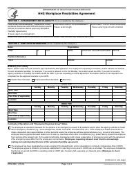 Form HHS-990-1 Download Fillable PDF Or Fill Online Hhs Workplace ...