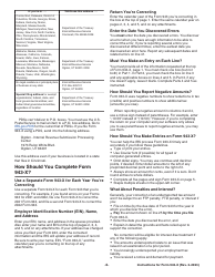 Instructions for IRS Form 943-X Adjusted Employer&#039;s Annual Federal Tax Return for Agricultural Employees or Claim for Refund, Page 6