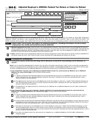Document preview: IRS Form 944-X Adjusted Employer's Annual Federal Tax Return or Claim for Refund