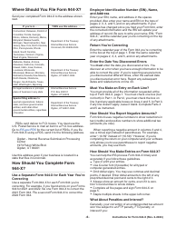 Instructions for IRS Form 944-X Adjusted Employer&#039;s Annual Federal Tax Return or Claim for Refund, Page 6