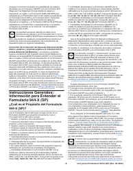 Instrucciones para IRS Formulario 944-X (SP) Ajuste a La Declaracion Federal Anual De Impuestos Del Empleador O Reclamacion De Reembolso (Spanish), Page 4