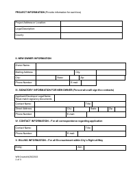 Assignment and Consent Initiation Form - City of Fort Worth, Texas, Page 2