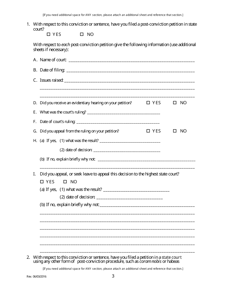 Amended Petition for Writ of Habeas Corpus - Person in State Custody - Illinois, Page 3