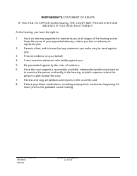 Form MP002 Notice of Hearing and Statement of Rights (Nthg) - Washington, Page 3