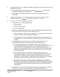 Form MP408 Petition for Assisted Outpatient Treatment (Ptaot) - Washington, Page 2
