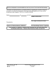 Form XR121 Temporary Extreme Risk Protection Order - Without Notice - Washington, Page 6