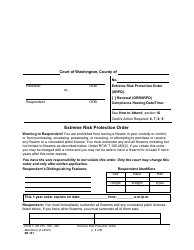 Form XR141 Extreme Risk Protection Order - Washington