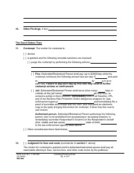 Form WS202 Contempt Hearing Order - Washington, Page 4
