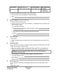 Form FL Divorce201 Petition for Divorce (Dissolution) - Washington, Page 5