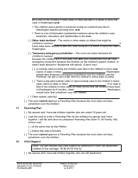 Form FL Divorce201 Petition for Divorce (Dissolution) - Washington, Page 9