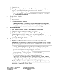 Form FL Modify622 Immediate Restraining Order (Ex Parte) and Hearing Notice - Washington, Page 3