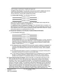 Form WPF CR84.0400DOSA Felony Judgment and Sentence - Drug Offender Sentencing Alternative - Washington, Page 5