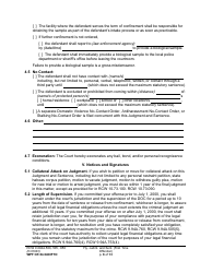 Form WPF CR84.0400FTO Felony Judgment and Sentence - First-Time Offender - Washington, Page 8