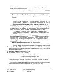 Form WPF CR84.0400J Felony Judgment and Sentence - Jail One Year or Less (Non Sex) - Washington, Page 5