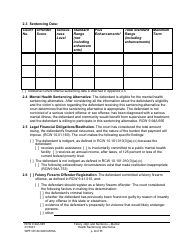 Form WPF CR84.0400 MHSA Felony Judgment and Sentence - Mental Health Sentencing Alternative - Washington, Page 4