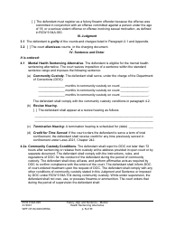 Form WPF CR84.0400 MHSA Felony Judgment and Sentence - Mental Health Sentencing Alternative - Washington, Page 5