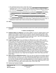 Form WPF CR84.0400 PO Felony Judgment and Sentence - Persistent Offender - Washington, Page 8