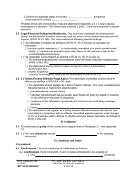 Form WPF CR84.0400 JSKO Felony Judgment and Sentence - Jail One Year or Less (Sex Offense and Kidnapping of a Minor) - Washington, Page 4