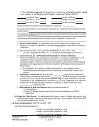 Form WPF CR84.0400 JSKO Felony Judgment and Sentence - Jail One Year or Less (Sex Offense and Kidnapping of a Minor) - Washington, Page 5