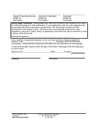 Form WPF CR84.0400 SOSA Felony Judgment and Sentence - Special Sex Offender Sentencing Alternative - Washington, Page 15