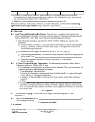Form WPF CR84.0400 SOSA Felony Judgment and Sentence - Special Sex Offender Sentencing Alternative - Washington, Page 4