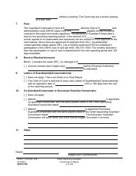 Form GDN R206 Order Approving Guardian/Conservator&#039;s Report - Washington, Page 3