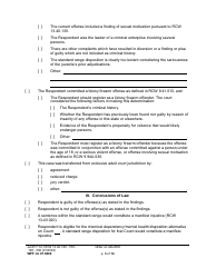 Form WPF JU07.0800 Order on Adjudication and Disposition - Washington, Page 3