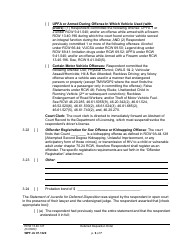 Form WPF JU07.1320 Deferred Disposition Order - Washington, Page 6