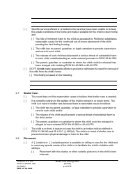 Form WPF JU02.0200 Shelter Care Hearing Order (Scor) - Washington, Page 4