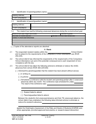 Form WPF JU13.0100 Petition Regarding Truancy (Pttru) - Washington, Page 2